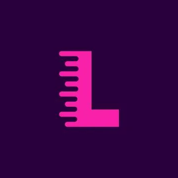 Vector Logo Letter L Speed Ilustración de archivo