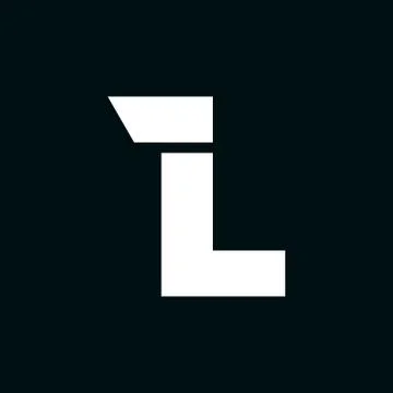 Vector Logo Letter L Wing Stock Illustration