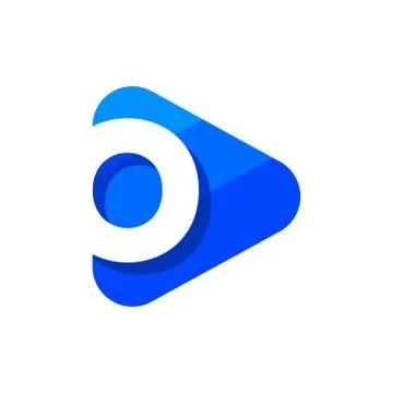 Vector Logo Letter O Triangle イラスト素材