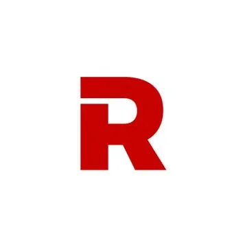 Vector Logo Letter R Stock Illustration