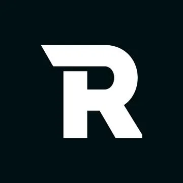 Vector Logo Letter R Wing Stock Illustration