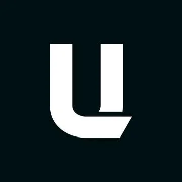 Vector Logo Letter U Wing Stock Illustration