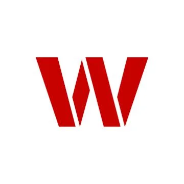 Vector Logo Letter W Stock Illustration