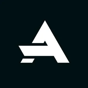 Vector Logo Letter A Wing Stock Illustration