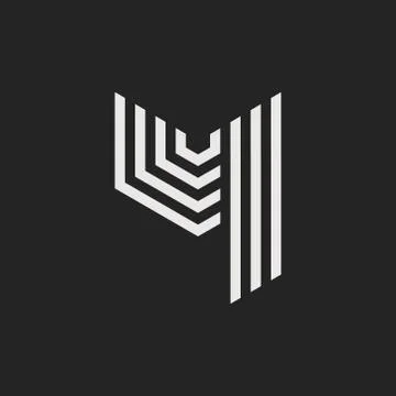Vector Logo Letter Y Illustrazione stock