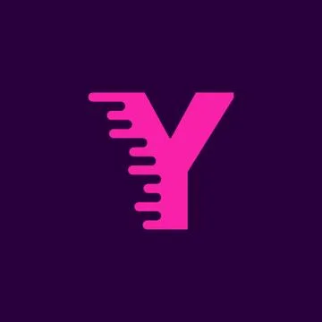 Vector Logo Letter Y Speed Stock Illustration