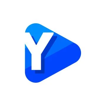 Vector Logo Letter Y Triangle Stock Illustration