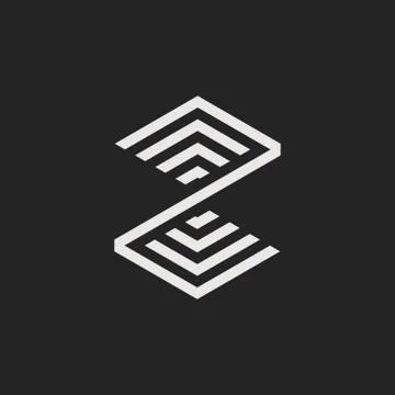 Vector Logo Letter Z Stock Illustration