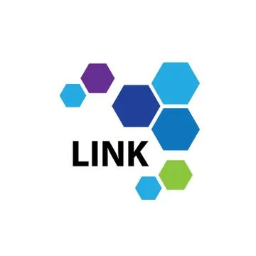 Vector logo link Stock Illustration
