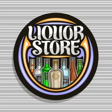 Vector logo for Liquor Store Stock Illustration