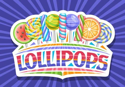 Vector logo for Lollipops Stock Illustration