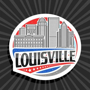 Vector logo for Louisville 스톡 일러스트