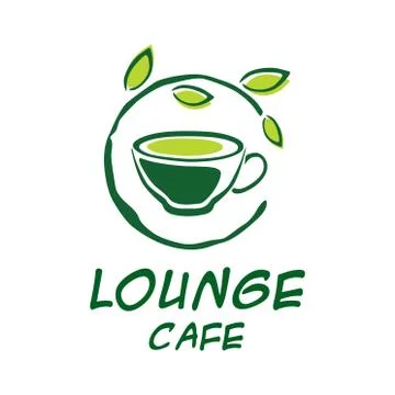 Vector logo lounge cafe, leisure and entertainment Stock Illustration