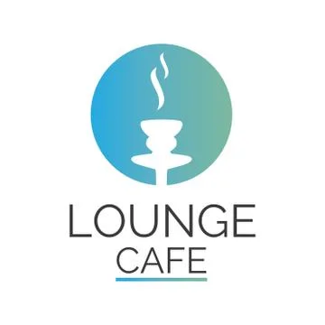 Vector logo lounge cafe, leisure and entertainment Stock Illustration