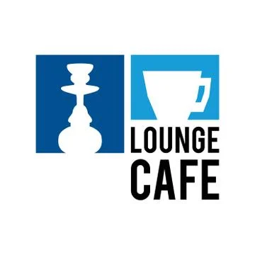 Vector logo lounge cafe, leisure and entertainment Stock Illustration