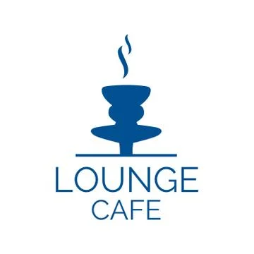 Vector logo lounge cafe, leisure and entertainment Stock Illustration