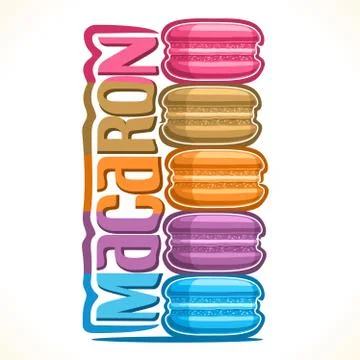 Vector logo for Macaron Stock Illustration