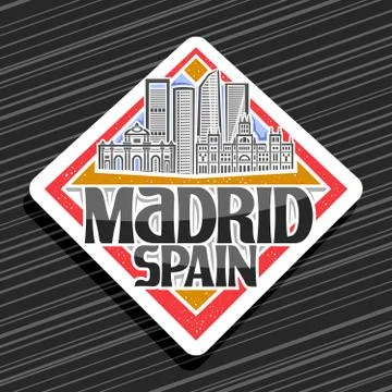 Vector logo for Madrid Stock Illustration