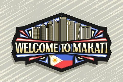 Vector logo for Makati Ilustración de archivo