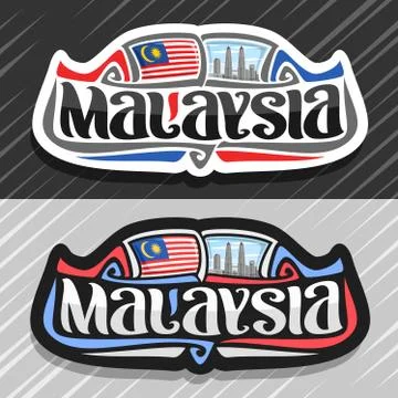 Vector logo for Malaysia Stock Illustration