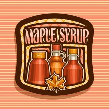 Vector logo for Maple Syrup Stock Illustration