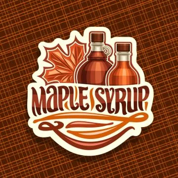 Vector logo for Maple Syrup Stock Illustration