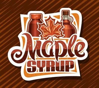 Vector logo for Maple Syrup Stock Illustration