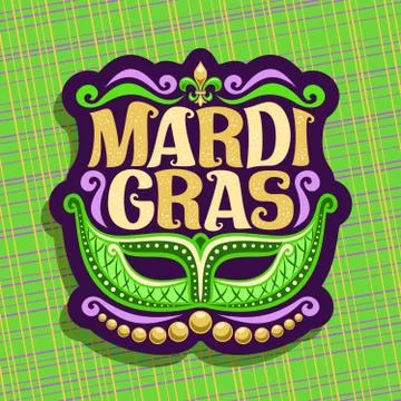 Vector logo for Mardi Gras Illustration