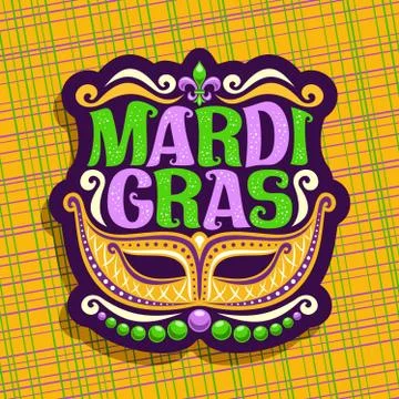 Vector logo for Mardi Gras Illustration