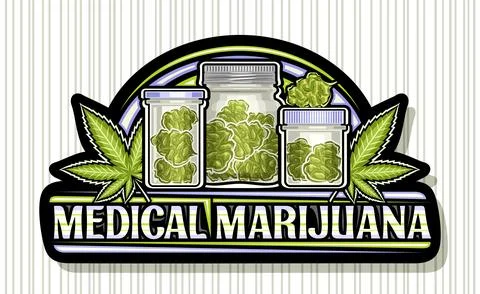 Vector logo for Medical Marijuana Stock Illustration