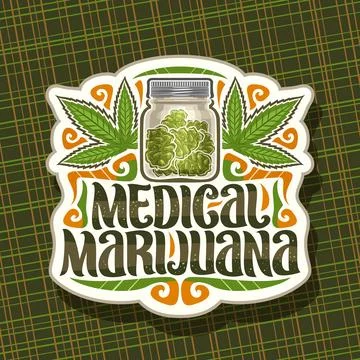 Vector logo for Medical Marijuana Stock Illustration