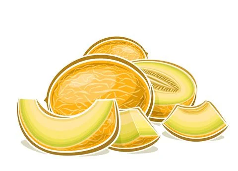 Vector logo for Melon Stock Illustration