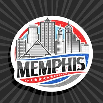 Vector logo for Memphis Stock Illustration