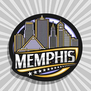 Vector logo for Memphis Stock Illustration