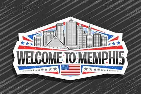 Vector logo for Memphis Stock Illustration