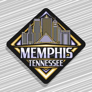 Vector logo for Memphis Stock Illustration