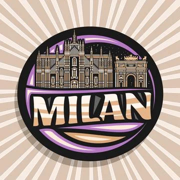 Vector logo for Milan Stock Illustration