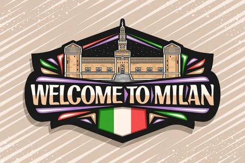 Vector logo for Milan Stock Illustration
