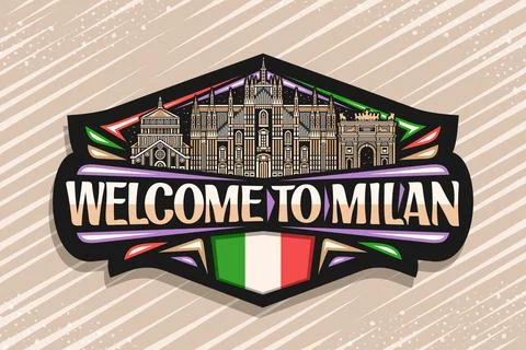 Vector logo for Milan Stock-Illustration