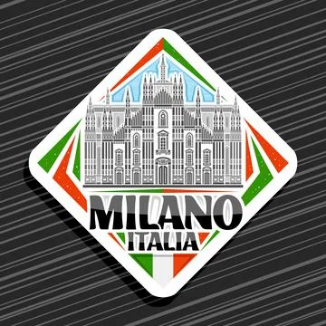 Vector logo for Milano Stock Illustration