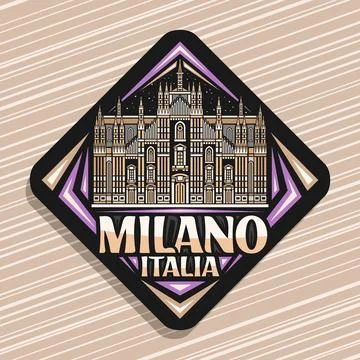 Vector logo for Milano Stock Illustration