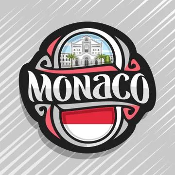 Vector logo for Monaco Stock Illustration