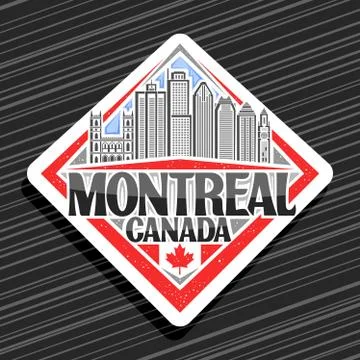 Vector logo for Montreal Stock Illustration