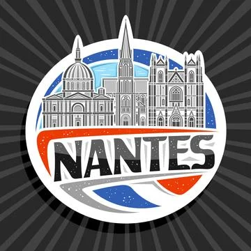 Vector logo for Nantes Stock Illustration