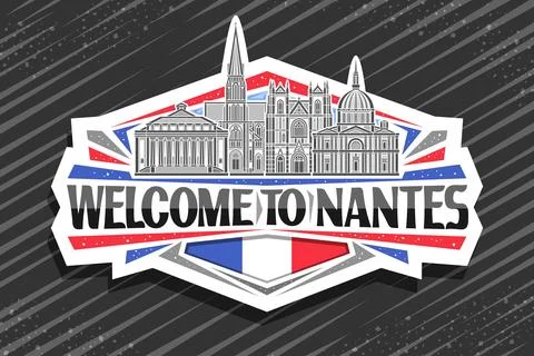Vector logo for Nantes Stock Illustration