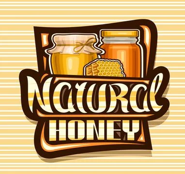 Vector logo for Natural Honey Stock Illustration