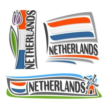 Vector logo for Netherlands Stock Illustration