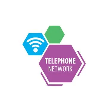 Vector logo network Stock Illustration