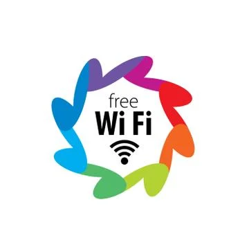 Vector logo network Stock Illustration