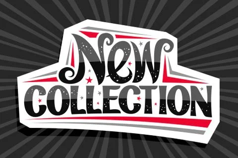 Vector logo for New Collection Stock Illustration